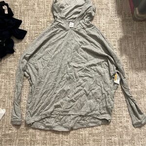 Calvin Klein gray lightweight hoodie NEW